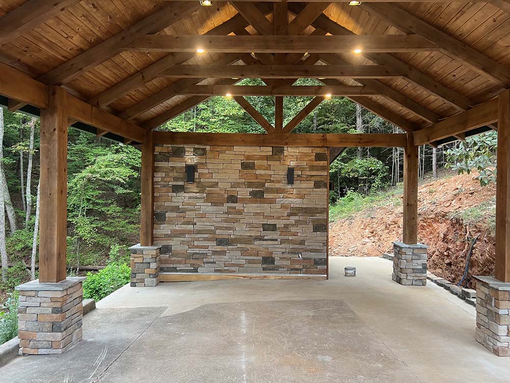 outdoor living pavillion