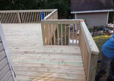 patio deck corner